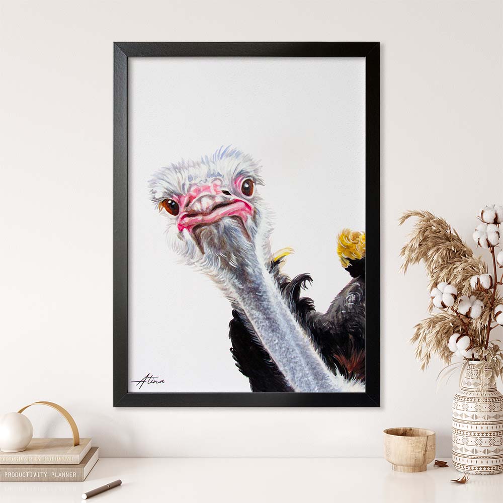 Custom Made Animal Portrait From Photo, Unique Hand Painted Watercolor Artwork