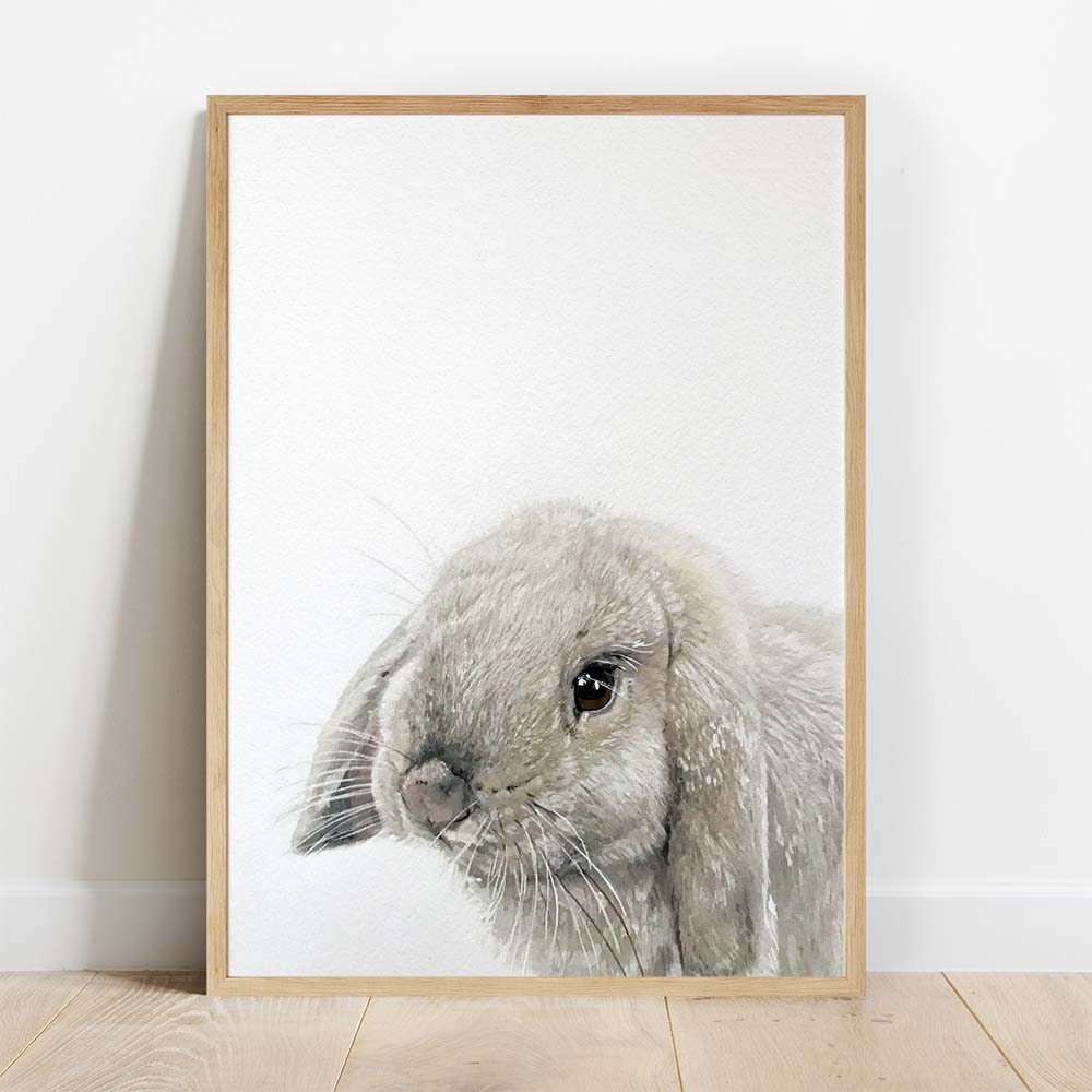 Custom Made Animal Portrait From Photo, Unique Hand Painted Watercolor Artwork