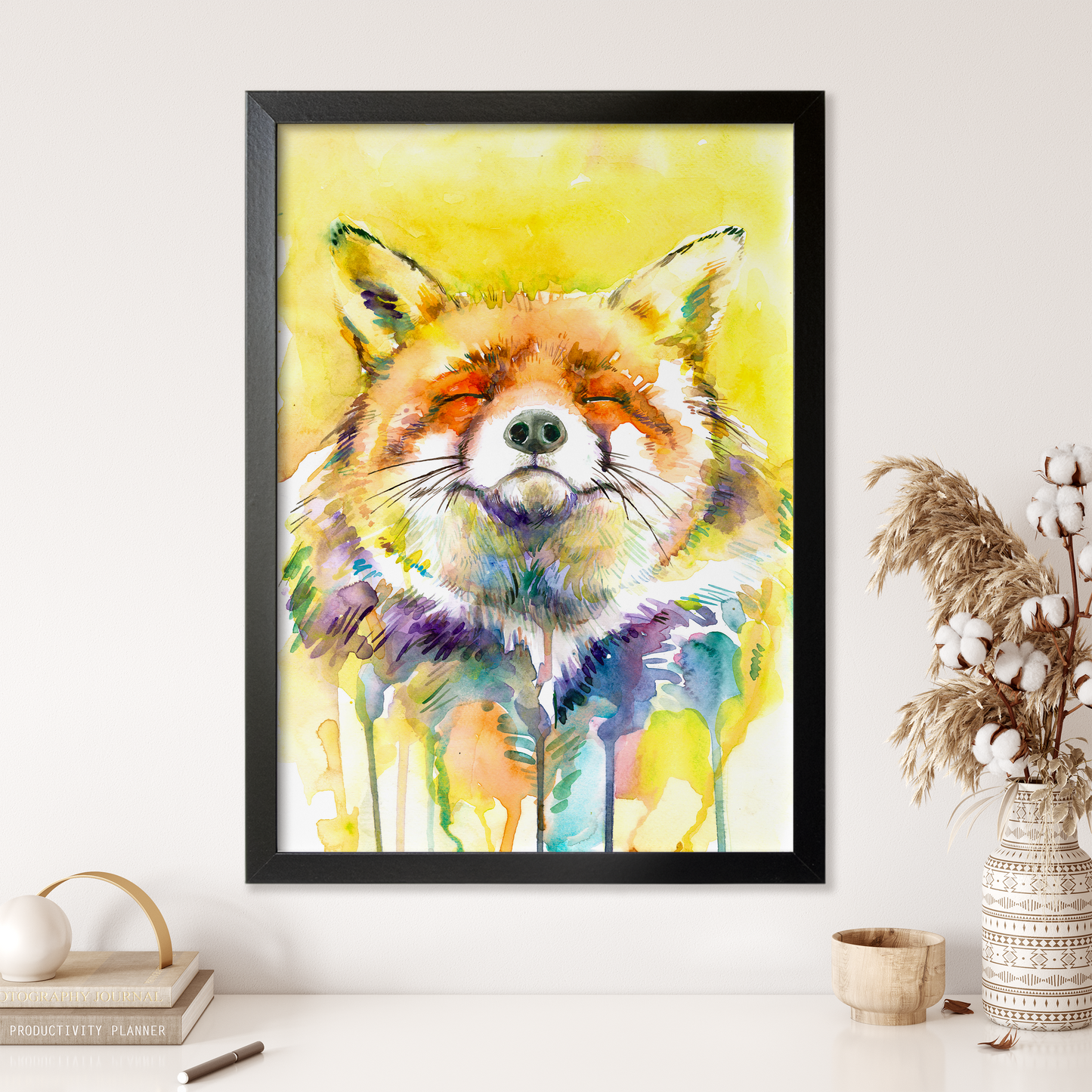 Personalized Pet Portrait From Photo 100% Multi-Colors Watercolor Hand Painting